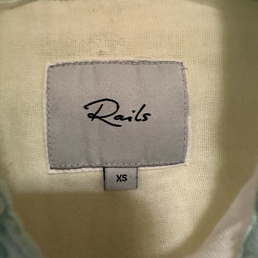 Rails Color Block Cotton Button Down - image 2